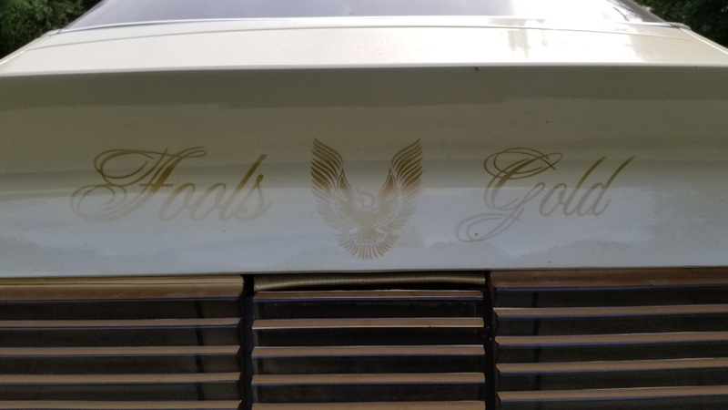 My car came with a name. It’s all painted on.